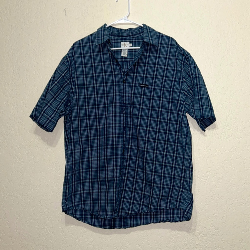 Calvin Klein Short Sleeve Button Down